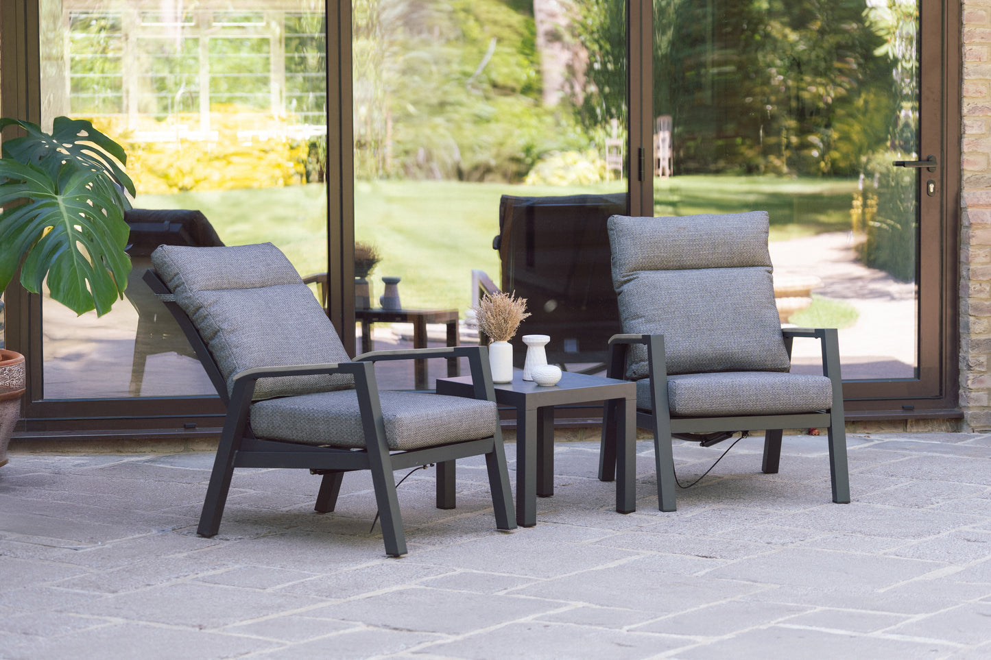 Aluminium Reclining Bistro Set