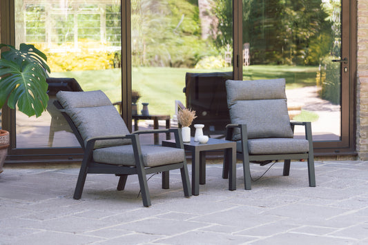 Aluminium Reclining Bistro Set