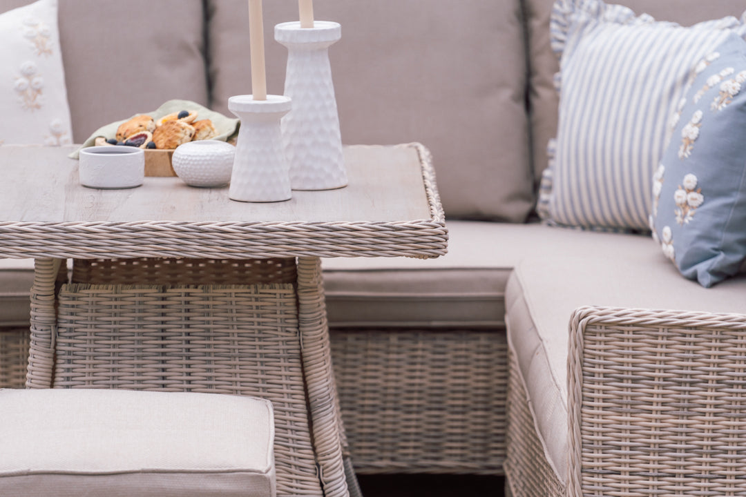 Rattan Mini Modular Corner Set