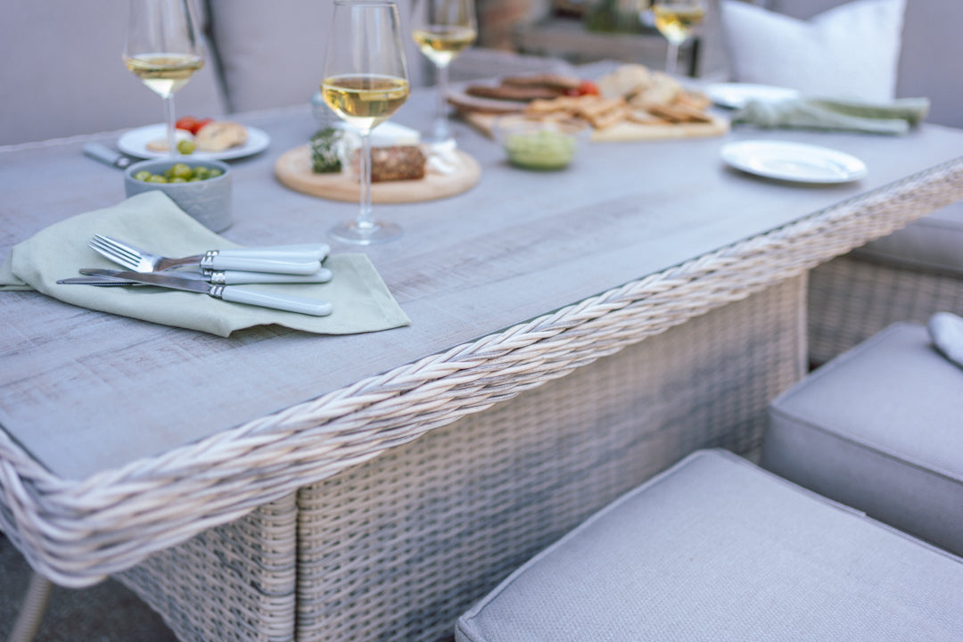 Rattan Lounge Dining Set
