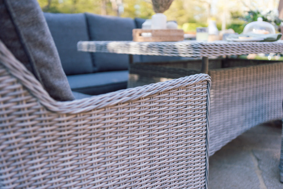 Rattan Lounge Dining Set