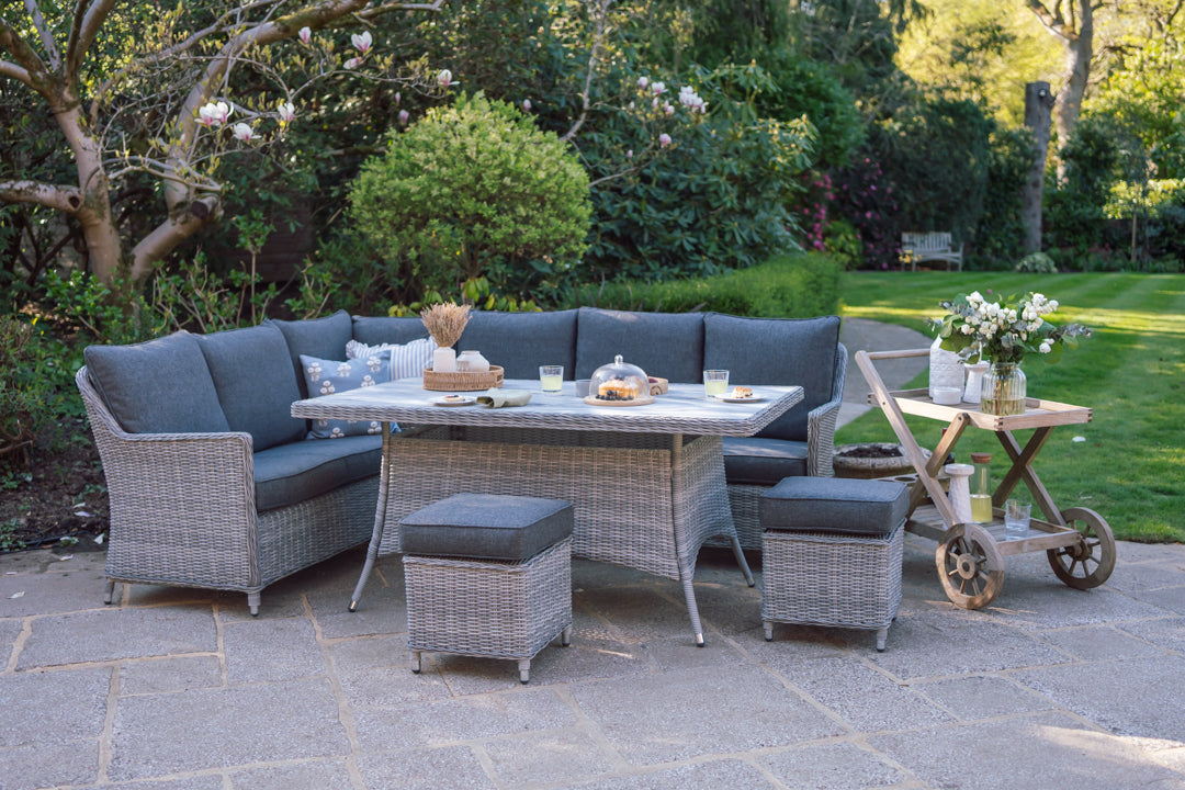 Rattan Corner Lounge Set