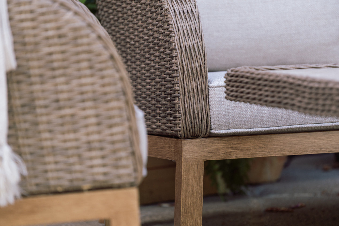Wicker 5 Seater Lounge Set