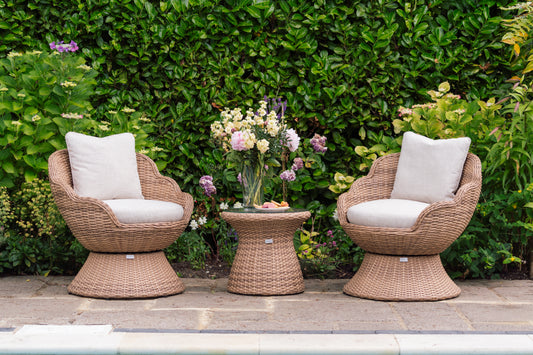 Petal Rattan Bistro Set