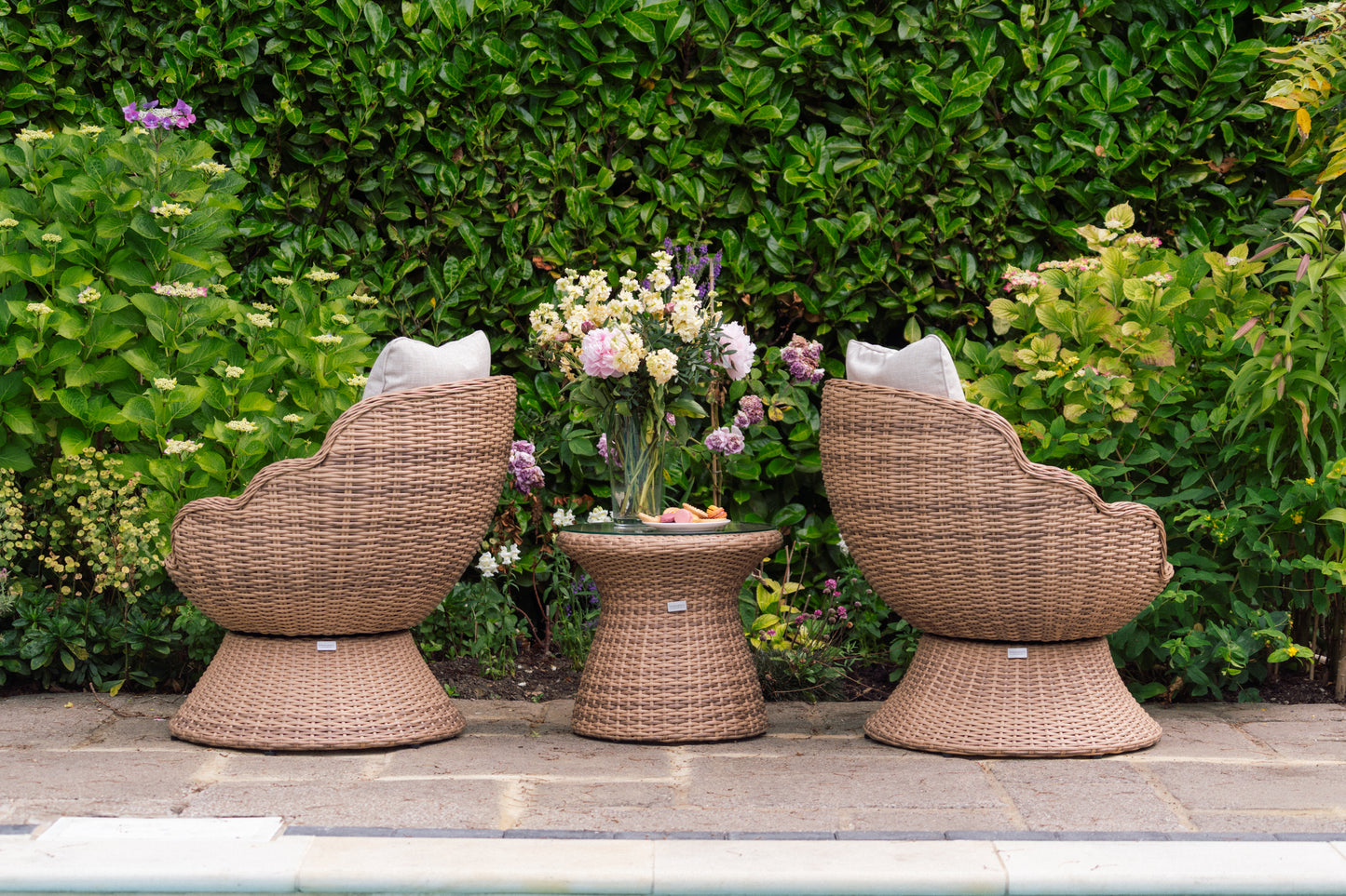 Petal Rattan Bistro Set