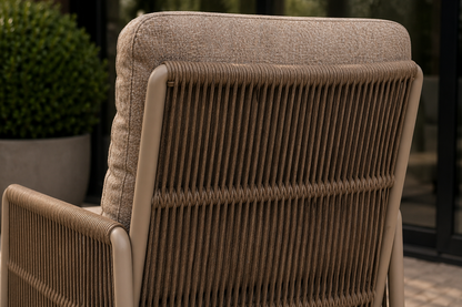 Rope Wicker 5 Seater Lounge Set