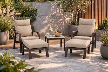 Aluminium Reclining Bistro Set