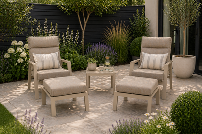 Aluminium Reclining Bistro Set