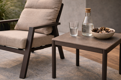 Aluminium Reclining Bistro Set
