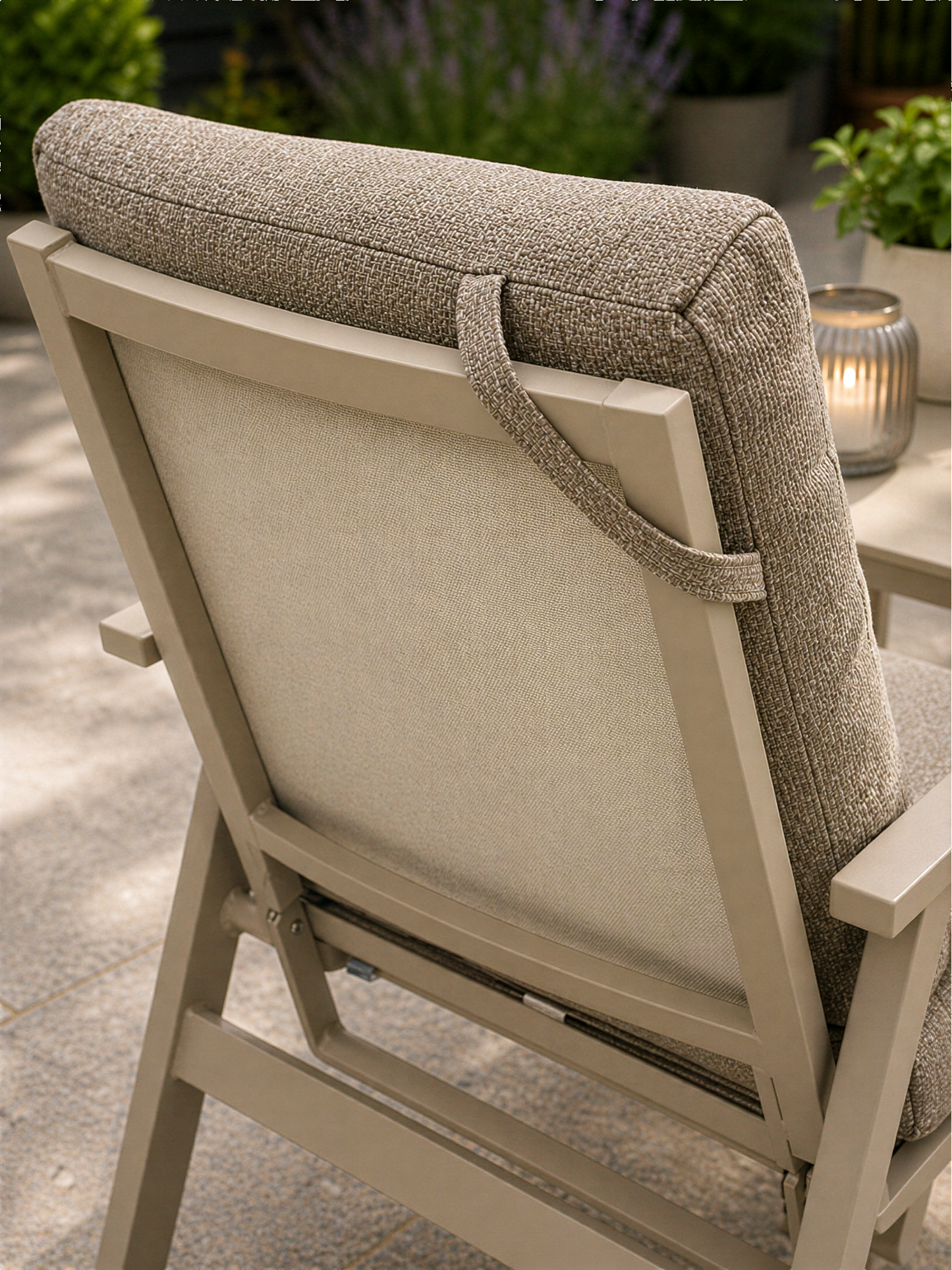 Aluminium Reclining Bistro Set