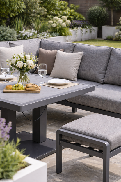 Aluminium Mini Corner Lounge Set