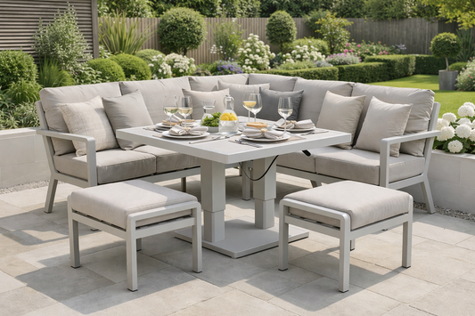 Aluminium Mini Corner Lounge Set