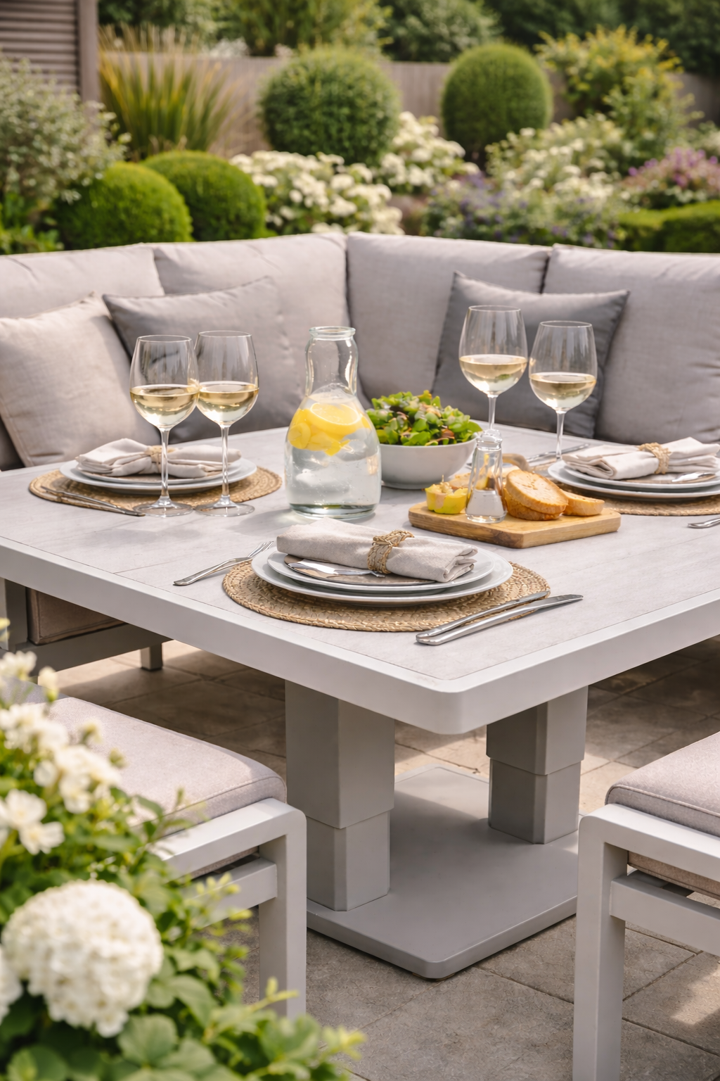 Aluminium Mini Corner Lounge Set