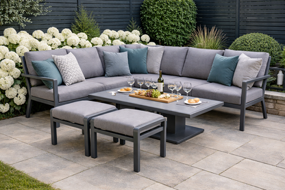 Aluminium Corner Dining Lounge Set