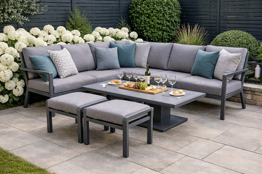 Aluminium Corner Dining Lounge Set
