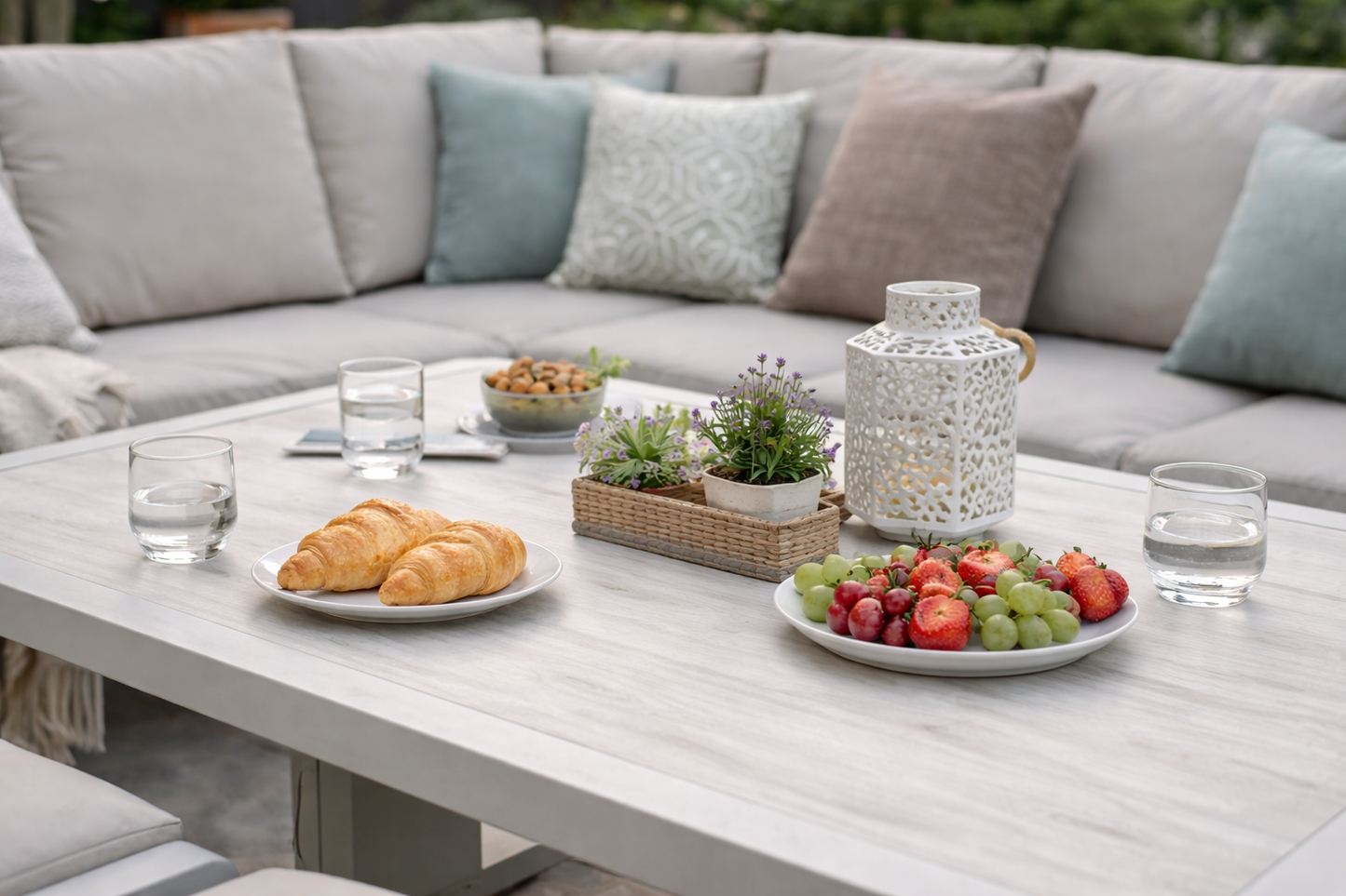 Aluminium Corner Dining Lounge Set